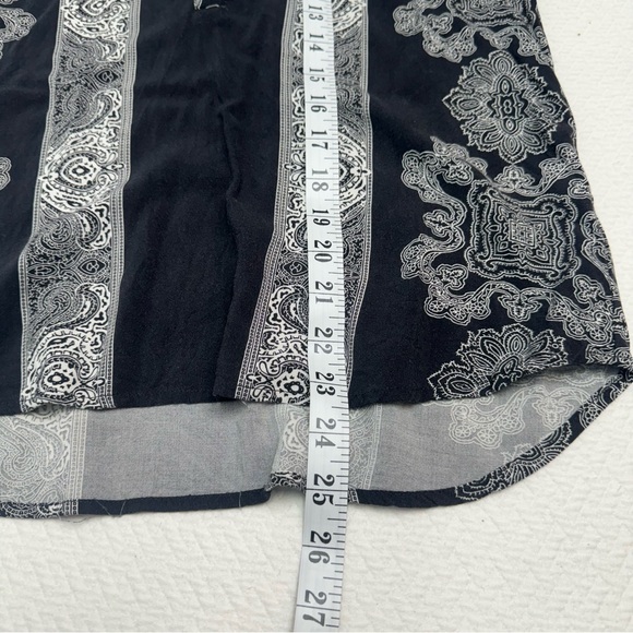 Soya Concept Black Grey Henley Long Sleeve Top Blouse Size S - Picture 8 of 11